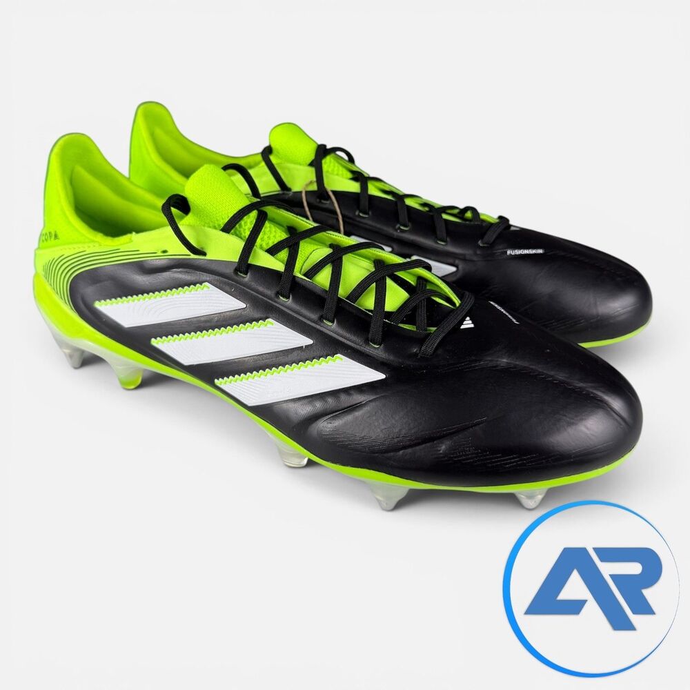 adidas Copa Pure 3 Elite SG Core Black Lucid Lemon Men's Size 9.5 JR2822